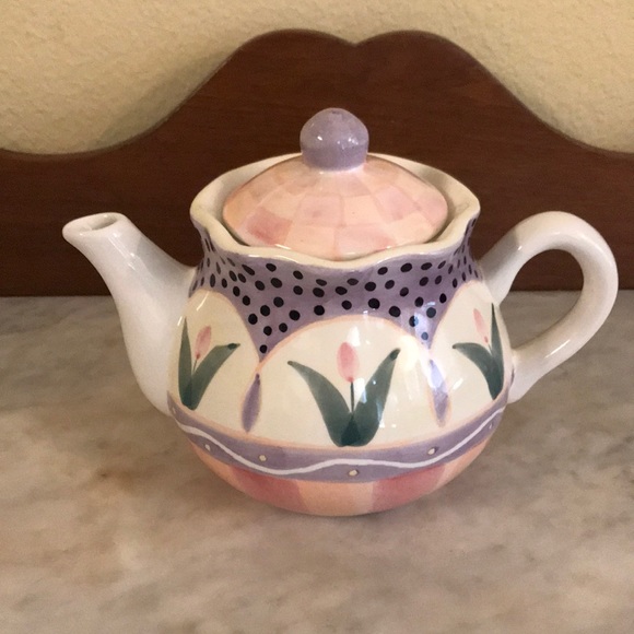 Vintage-Hand Painted Ceramic Teapot-Ashley Collection-Tulip’s 🌷 - Picture 1 of 9